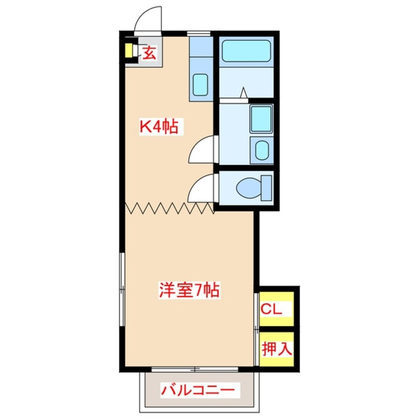 間取図 パストラーレ平佐