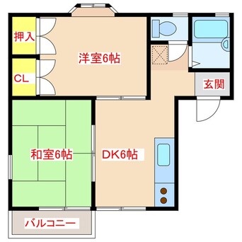 間取図 赤坂ハイツ