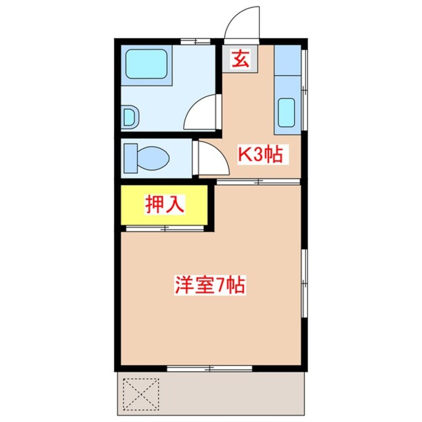 間取図 オリエント宮下