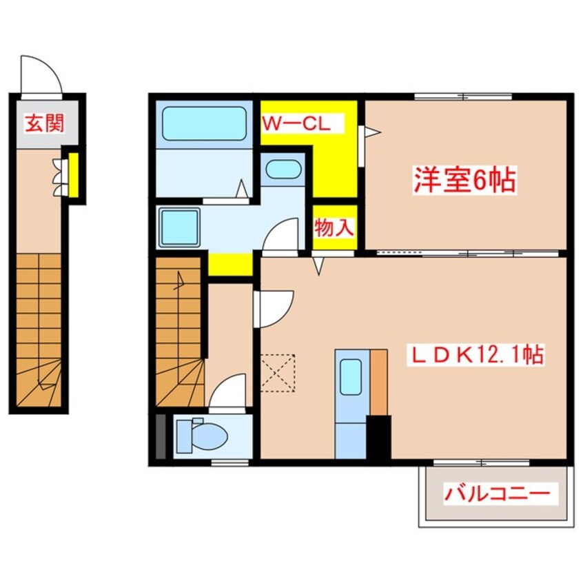 間取図 フォレストパークサイド瀬口