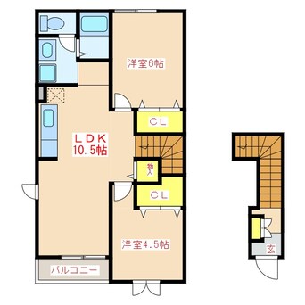 間取図 ハーモニーＫ　Ⅱ