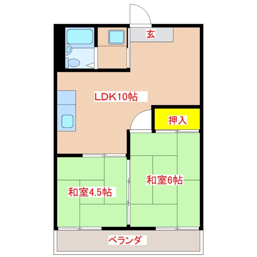 間取図 第一浜崎ビル