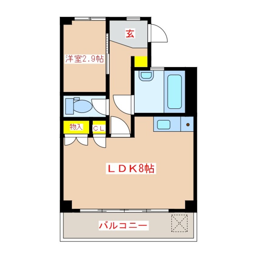 間取図 みやこＨｅｉｇｈｔｓ