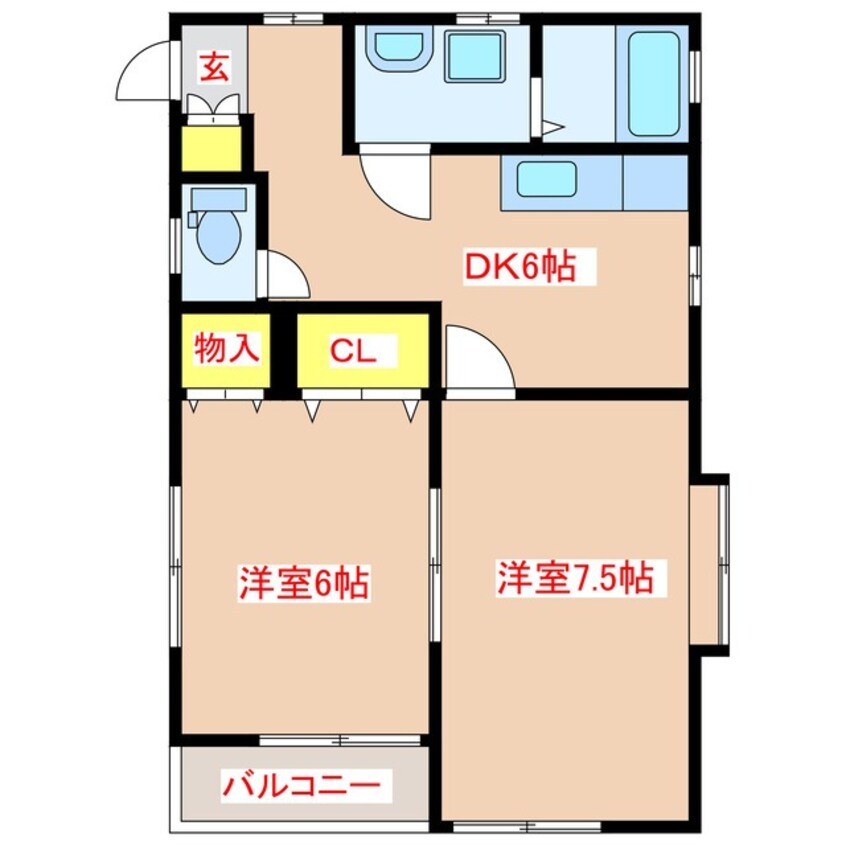 間取図 プロスパーＭ