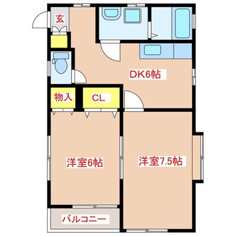 間取図 プロスパーＭ