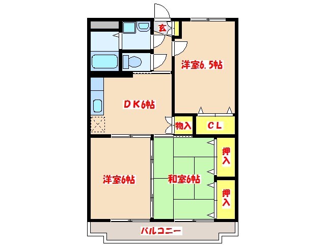 間取り図 アネックスローズマンション