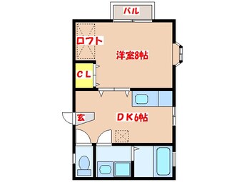 間取図 レッドブリック