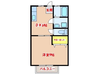 間取図 コーポ新本城