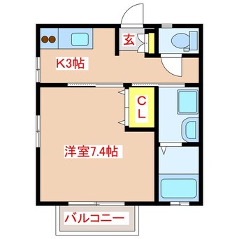 間取図 ひかりハイツ