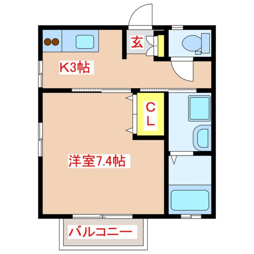 間取図 ひかりハイツ