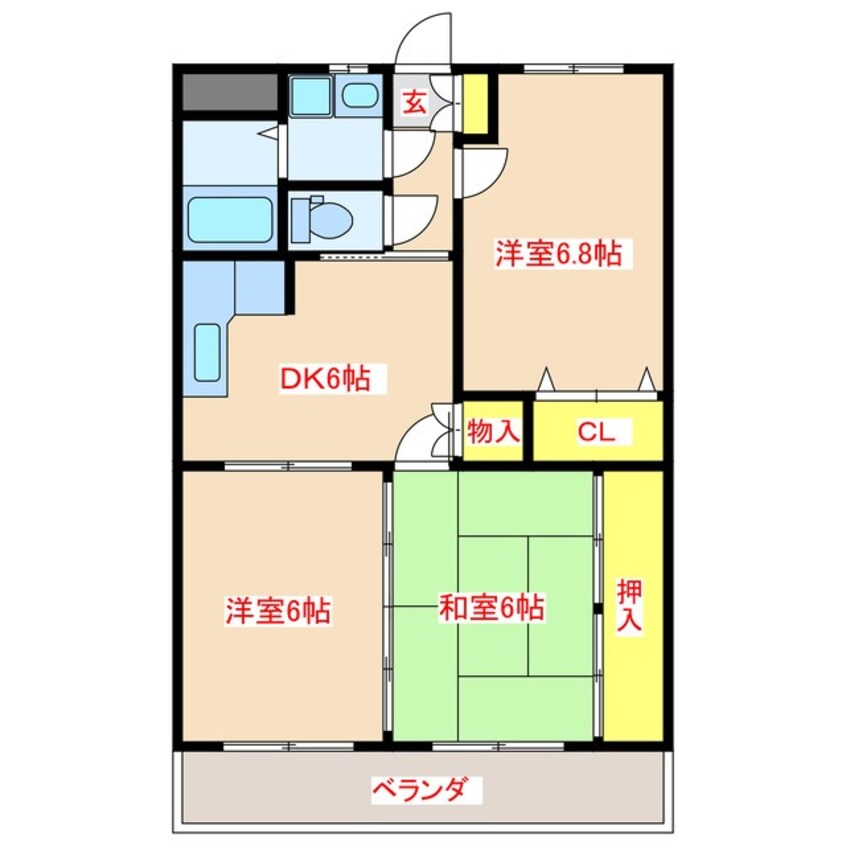 間取図 サンフィール串木野