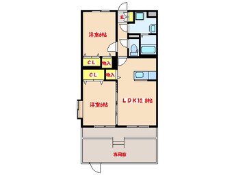 間取図 グランドステージ野間口