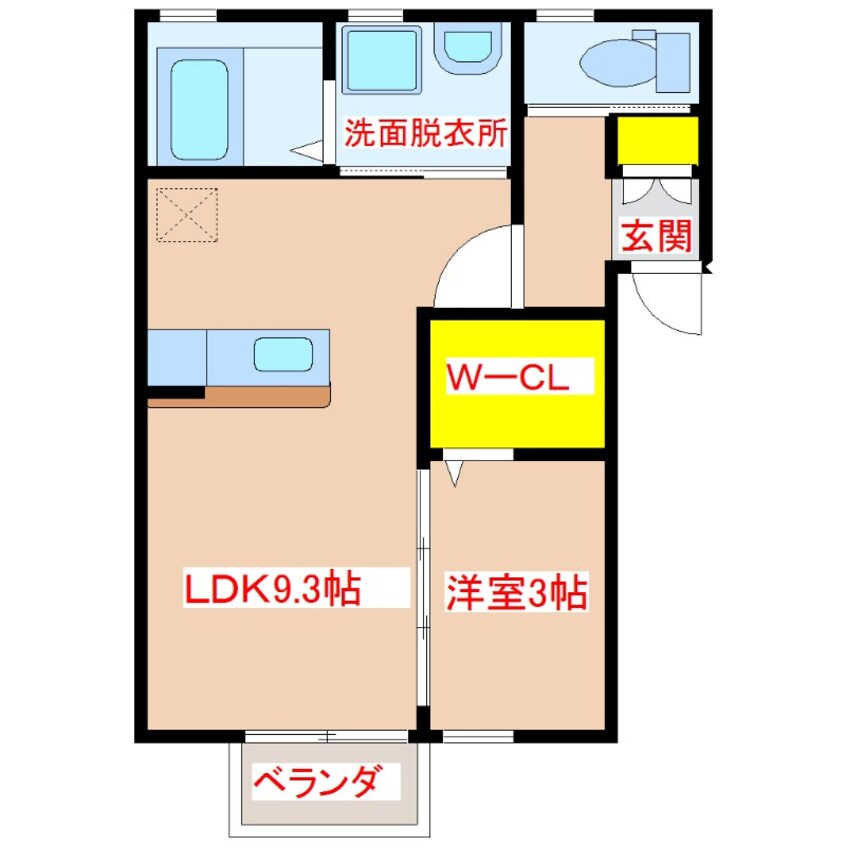 間取図 ソラーナⅠ