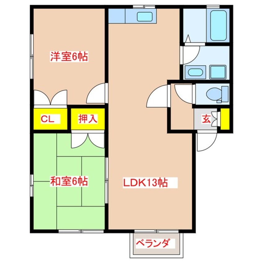 間取図 ポルコロッソ1