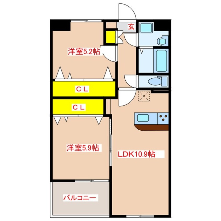 間取図 フォレストコートＳ