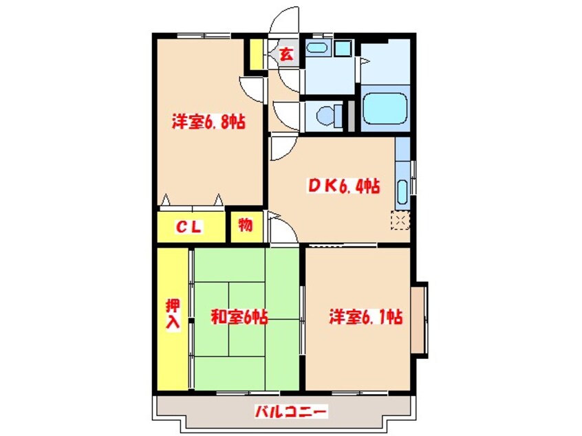 間取図 グランドステ－ジ石神