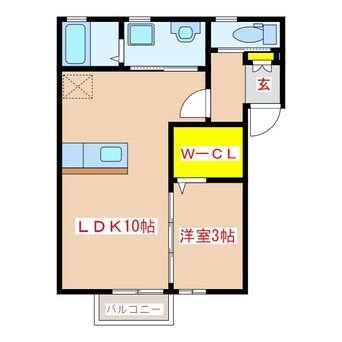 間取図 Ｍ・Ｓｔｅｌｌａ　Ａ棟