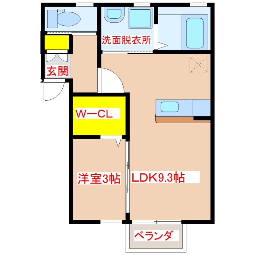 間取図 ソラーナⅢ