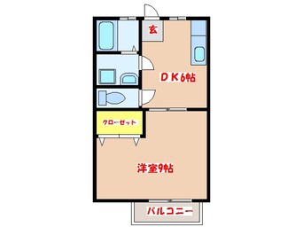 間取図 コーポ新本城