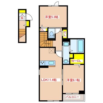 間取図 サニーガーデン