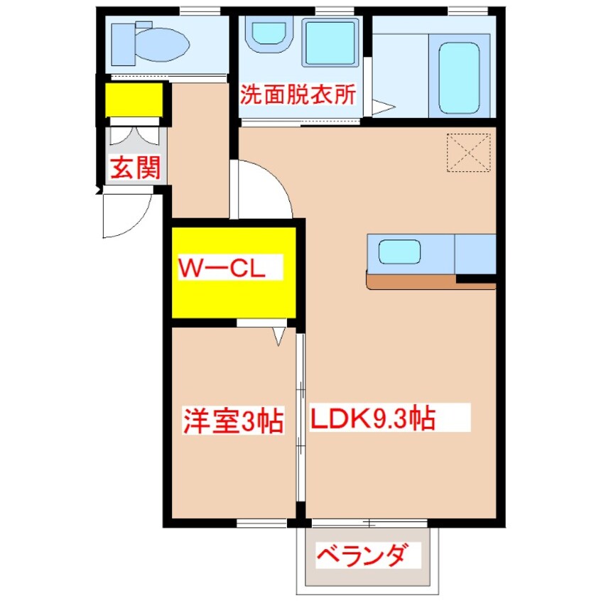 間取図 ソレアードⅡ