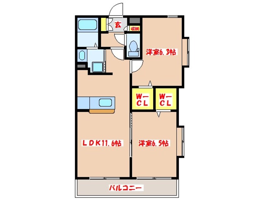 間取図 シャルマンハイム成岡