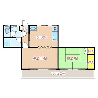 間取図 コーポサカエ　Ⅱ