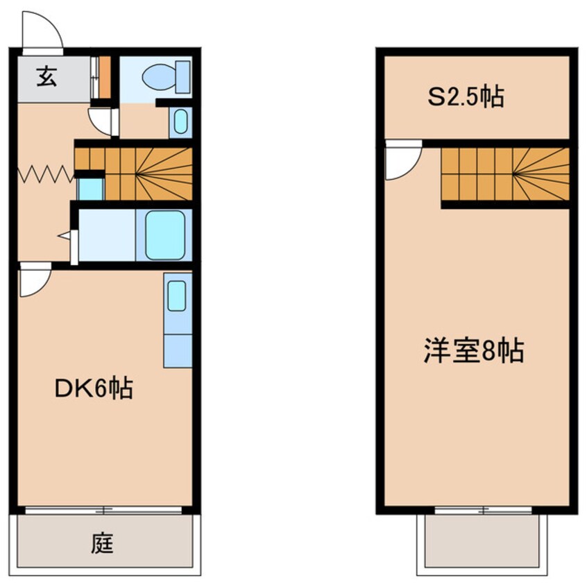 間取図 リースランド札元　Ｉ棟