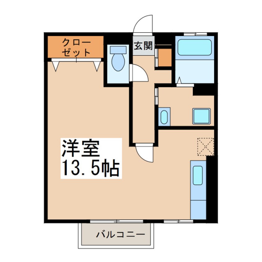 間取図 サニーブレイスＹＯＭＯ　Ｂ棟