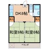 平田コーポ 2DKの間取り