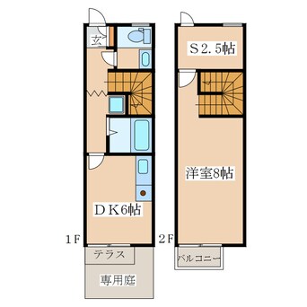 間取図 リースランド札元　Ｊ棟