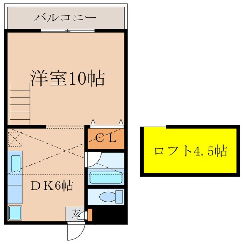 間取図 グリーンハイツＫＡＮＯＹＡ　Ⅱ