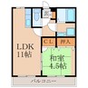 セルシオマンション 1LDKの間取り