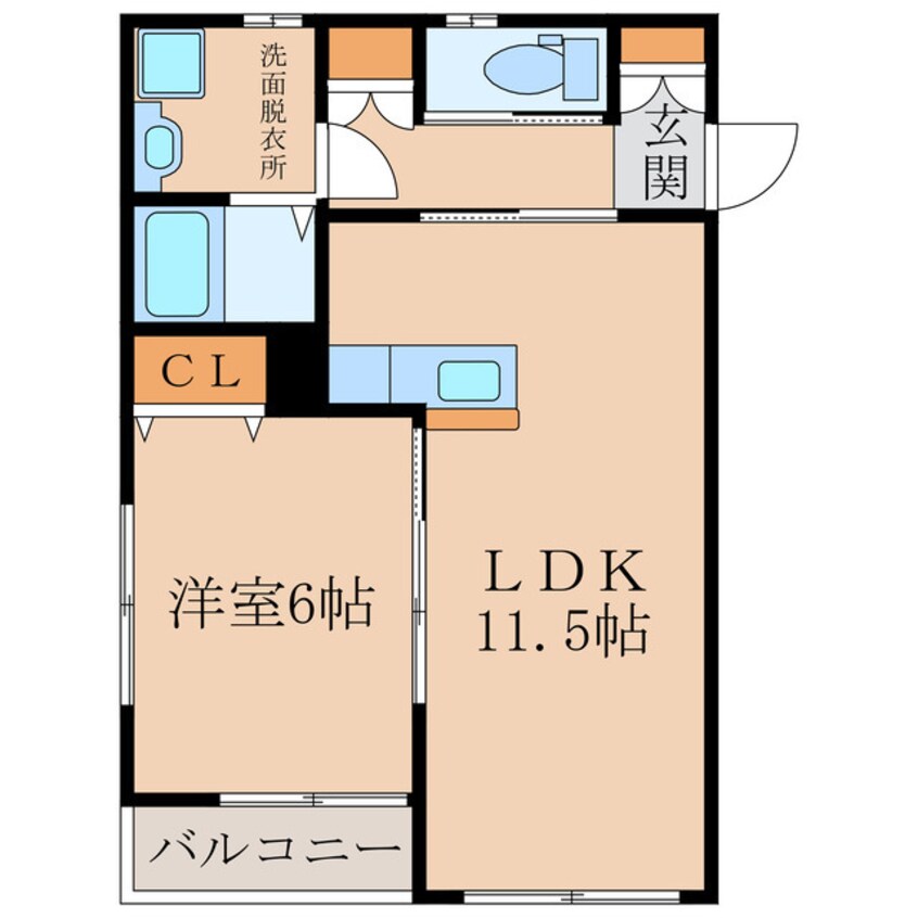 間取図 ディアコート