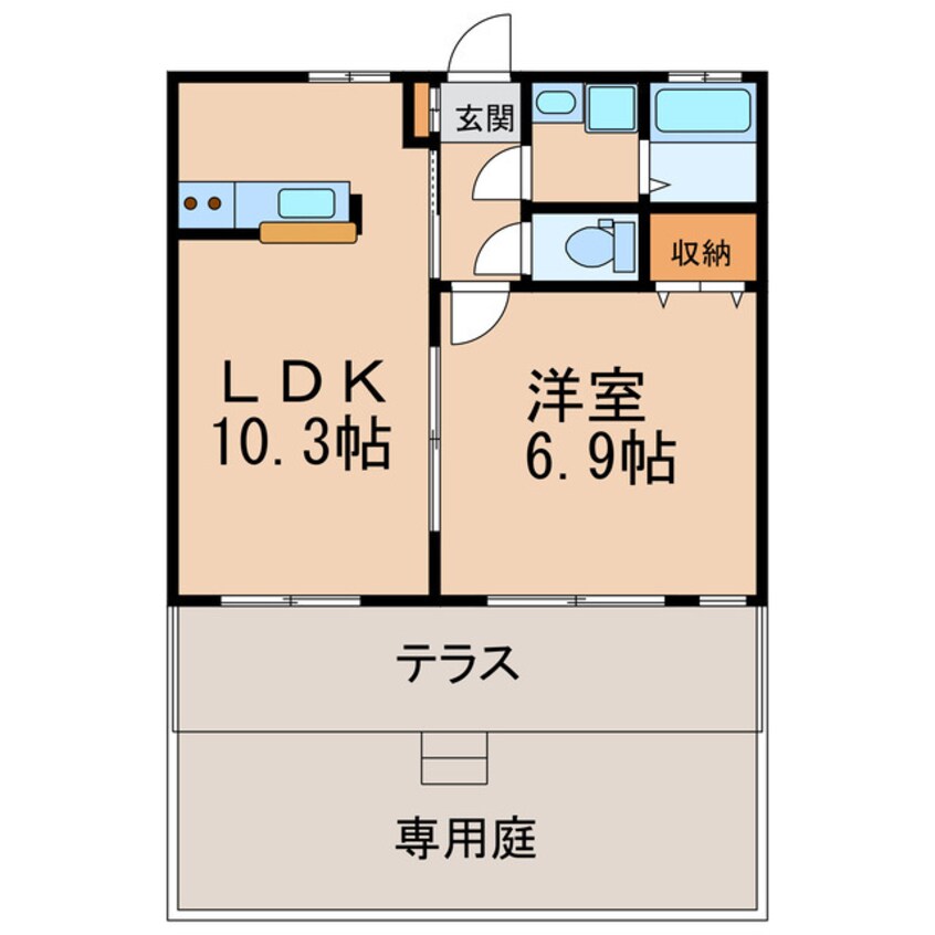 間取図 ミラン・ルージュ