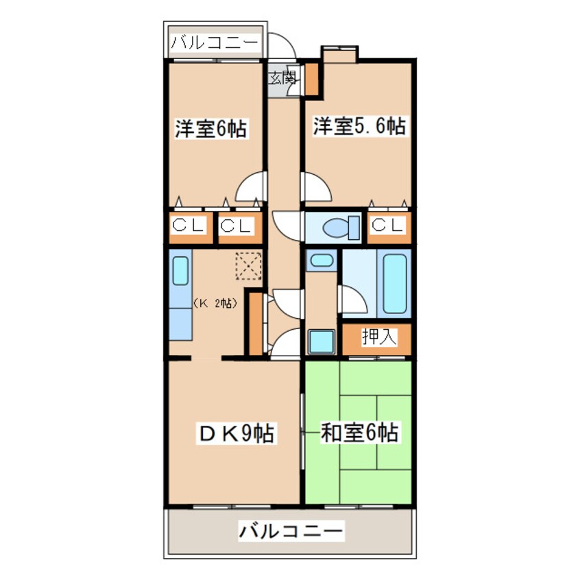 間取図 グレースヌーブ