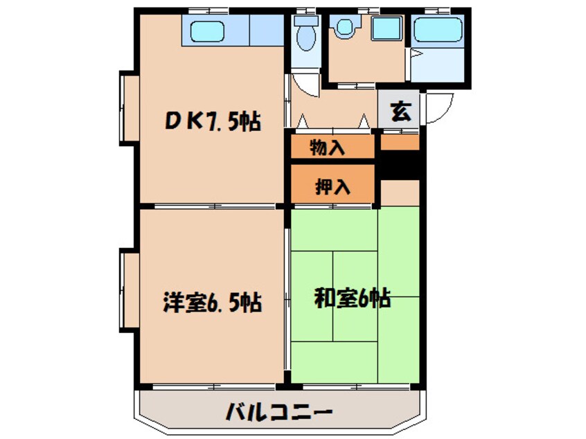 間取図 ピアパーク・ジュンナ