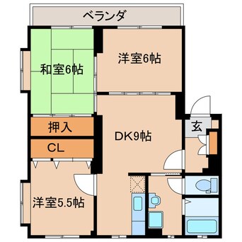 間取図 シャンボールマンション　Ｂ棟