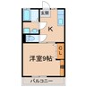 Ｔ－ＨＯＵＳＥ　Ⅱ 1Kの間取り