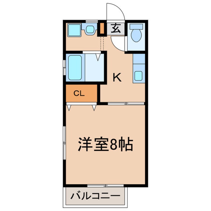 間取図 ＧＲＯＯＶＥ鹿屋Ⅱ