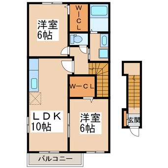 間取図 Ｙ’ｓコート弐番館　Ⅰ