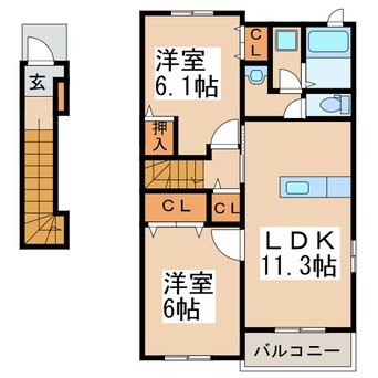 間取図 Ｙ’ｓコート五番館