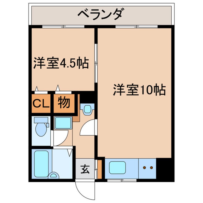 間取図 イペリアルコート寿