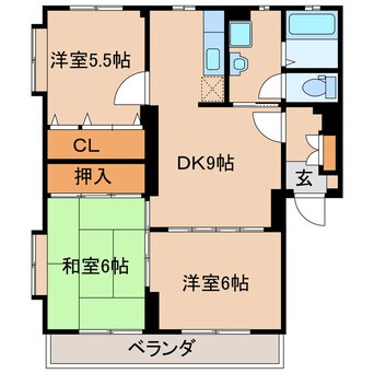 間取図 シャンボールマンション　Ｃ棟