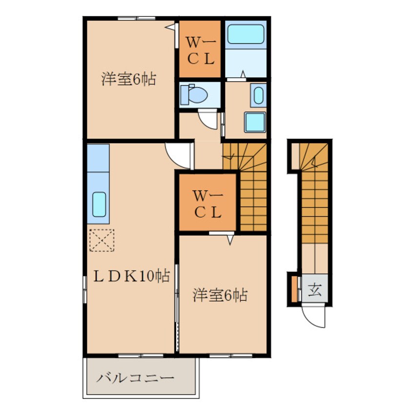 間取図 サンモール・N　Ⅱ