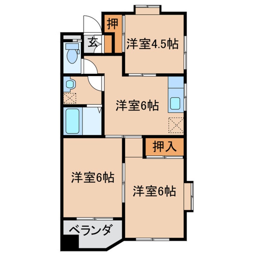 間取図 エスポワール有明　Ｂ棟