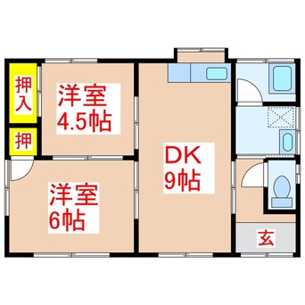 間取図 村田貸家　２号棟