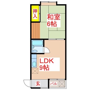 間取図 メゾンソルトイン