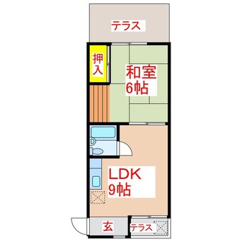 間取図 メゾンソルトイン