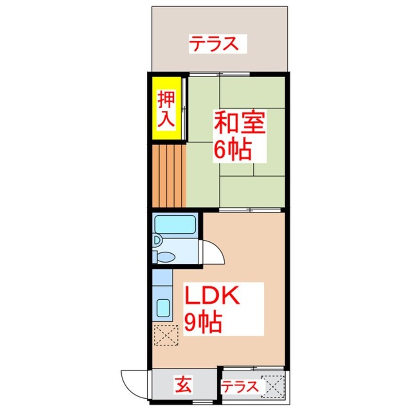 間取図 メゾンソルトイン